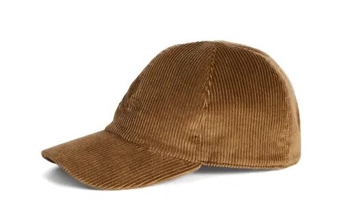 Loro Piana Cotton Baseball Caps Men's Brown