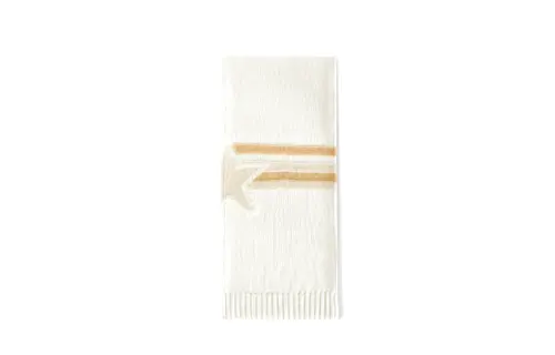 Loro Piana Cashmere Knit Scarves Men's White