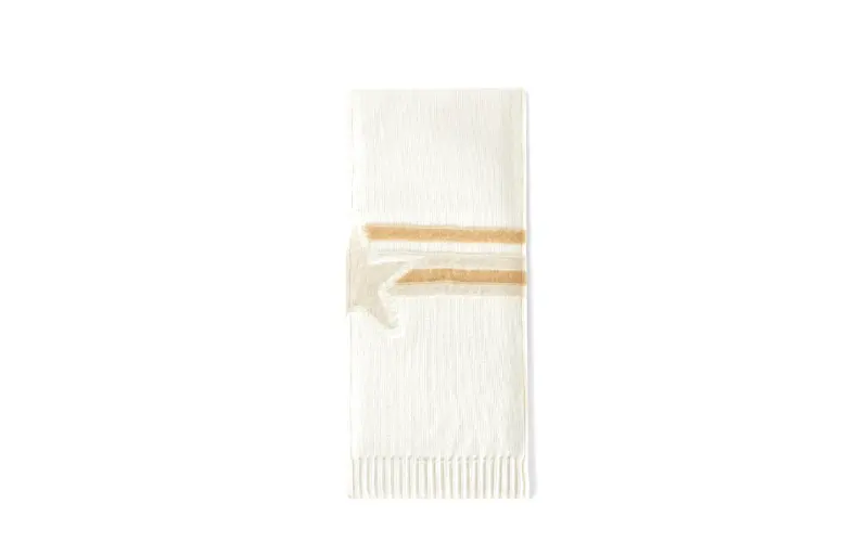Loro Piana Cashmere Knit Scarves Men's White