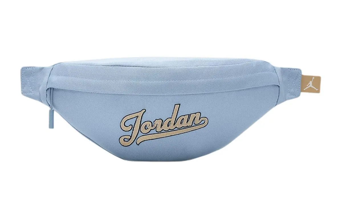 Jordan MVP Polyester Shoulder Bag, Crossbody Bag, Fanny Pack Regular Unisex Blue Gray