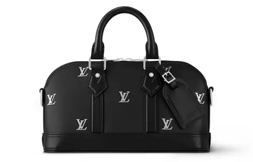 LOUIS VUITTON Alma Leather Handbag, Shoulder Bag, Crossbody Bag, Travel Bag Men's