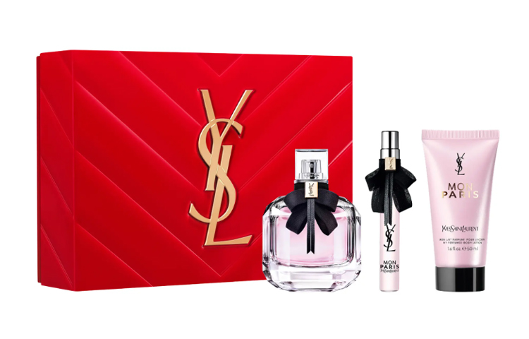 YSL, perfume, set, body cream, Birthday gift, 90 ml, 10 ml, 50 ml