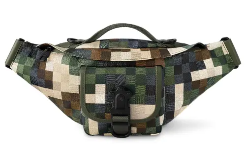 LOUIS VUITTON Canvas Fanny Pack Men's Camouflage
