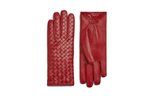 Bottega Veneta Gloves Women's Red