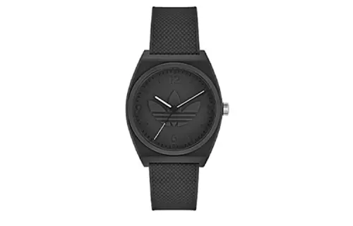 Adidas Originals Wrist Watches Quartz Movement Resin Strap 38mm Black Dial Unisex ['50', 149262]m Waterproof