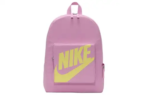 Nike Polyester Backpack Regular Women's Light Pink & Light Laser Orange