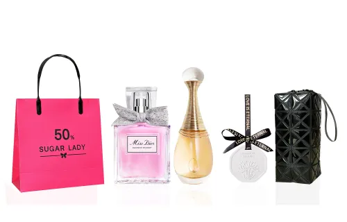 DIOR Dior Miss Blossom Eau de Toilette/True Me/Wilderness Miss Blossom Gardenia Aromatherapy Ceramic Black Makeup Bag Fresh and Long-lasting Fragrance