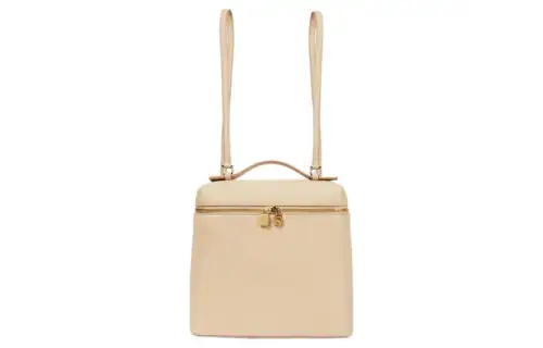 Loro Piana Calfskin Backpack Women's Beige