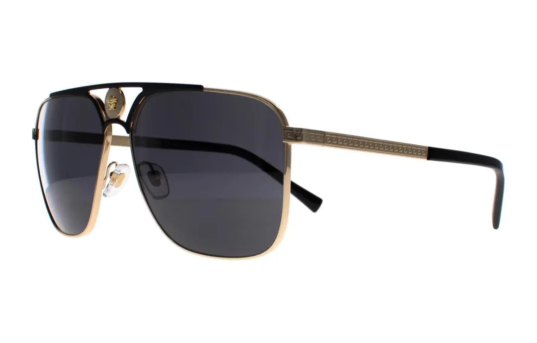 VERSACE Eyewear Oversized Frame Sunglasses