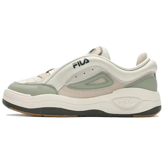 FILA MIX 2 Skateboard Shoes Women's Low-Top Light White/Marsh Green
