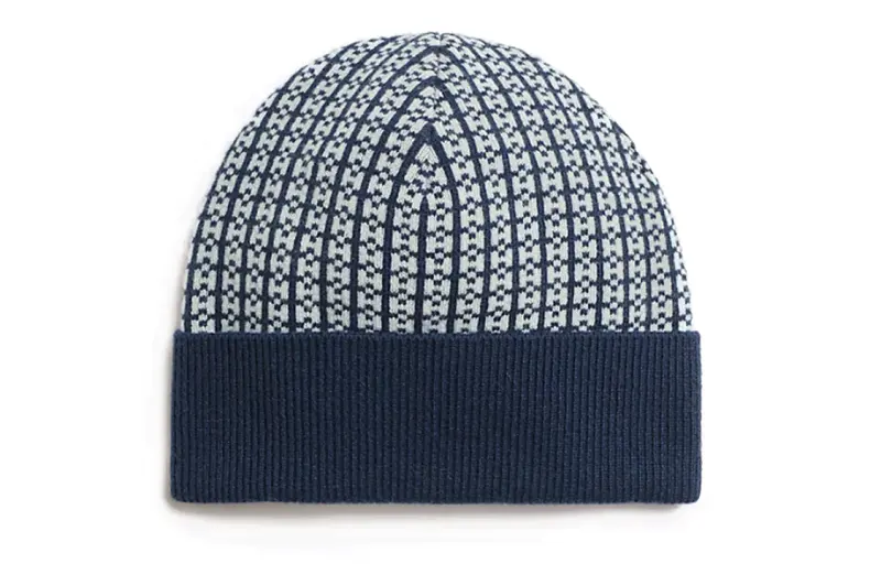 HERMES Cashmere Beanies Women's Blue