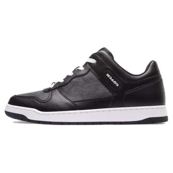 COACH Logo-debossed Panelled Leather Sneakers