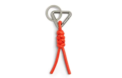 Bottega Veneta Keychains Men's Orange Red