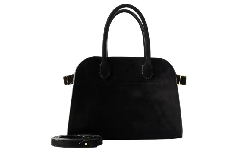 THE ROW Suede Handbag, Shoulder Bag, Crossbody Bag Women's Black