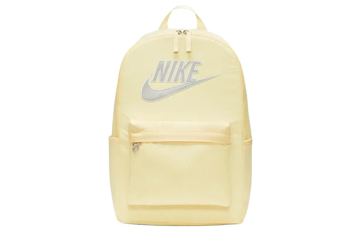 Nike Heritage Fabric Backpack Unisex Light Laser Orange & Light Silver