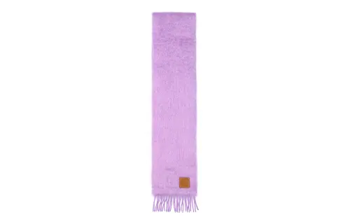 LOEWE Knit Scarves Women's Purple