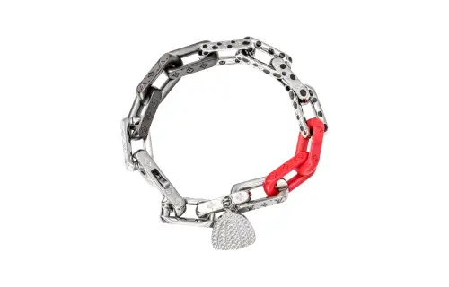 LOUIS VUITTON X Yayoi Kusama Monogram Chain Bracelet