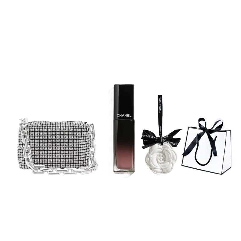CHANEL Chanel, lip gloss, gift box, makeup primer, matte set, aromatherapy, mirror effect