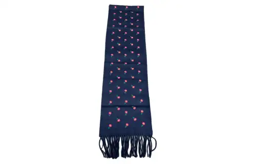 GUCCI Knit Scarves Unisex Dark Blue