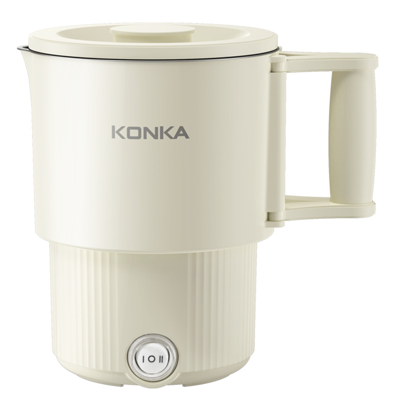 KONKA Konka Electric Kettle 800ml Folding Kettle Outdoor Travel Portable KDSH-0837-W