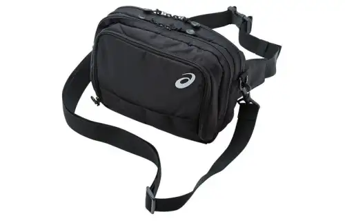 Asics Nylon Fanny Pack Unisex Black