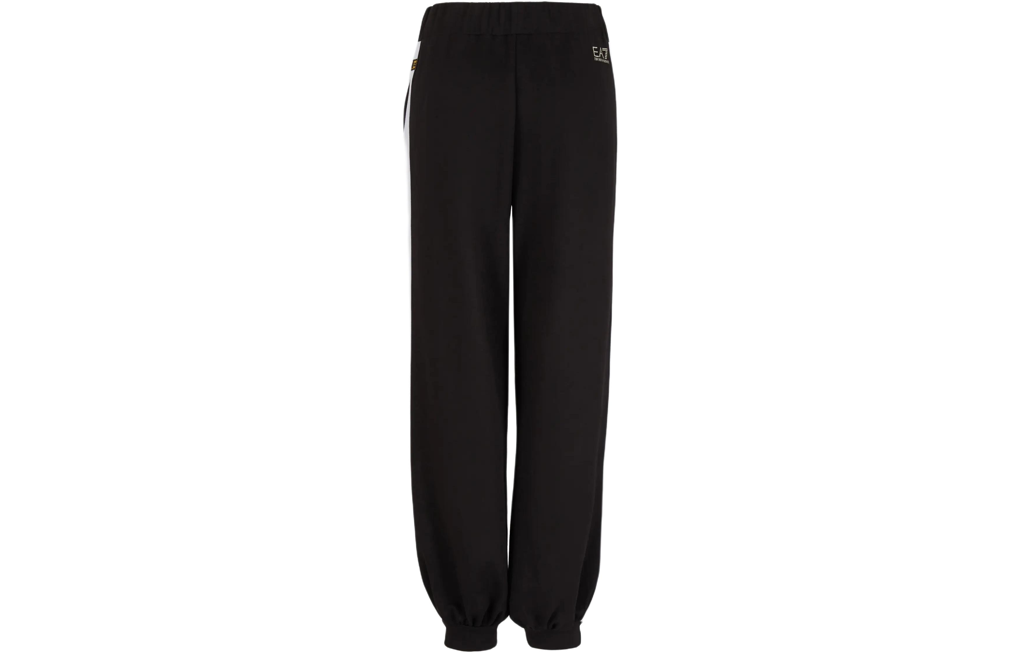 EMPORIO ARMANI EA7 SS24 Sports Pants Women’s Black
