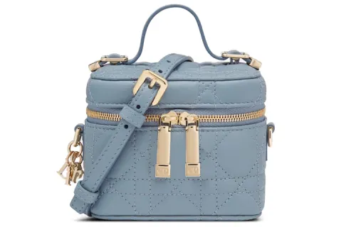 DIOR Lady Dior Lambskin Shoulder Bag, Crossbody Bag, Handbag Mini Women's Sky Blue