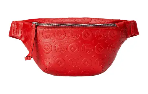 GUCCI Supreme Canvas Fanny Pack Kids' Red