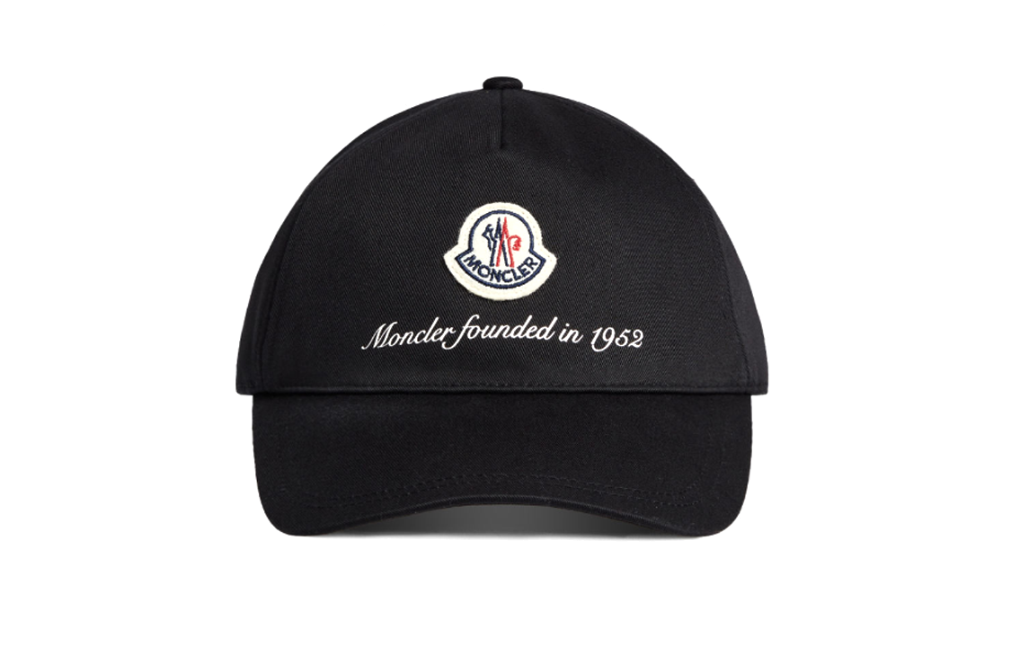 Мужская кепка Moncler (черная)