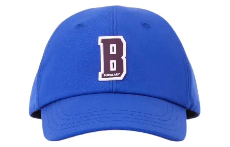 Burberry Cotton Baseball Caps Unisex Blue