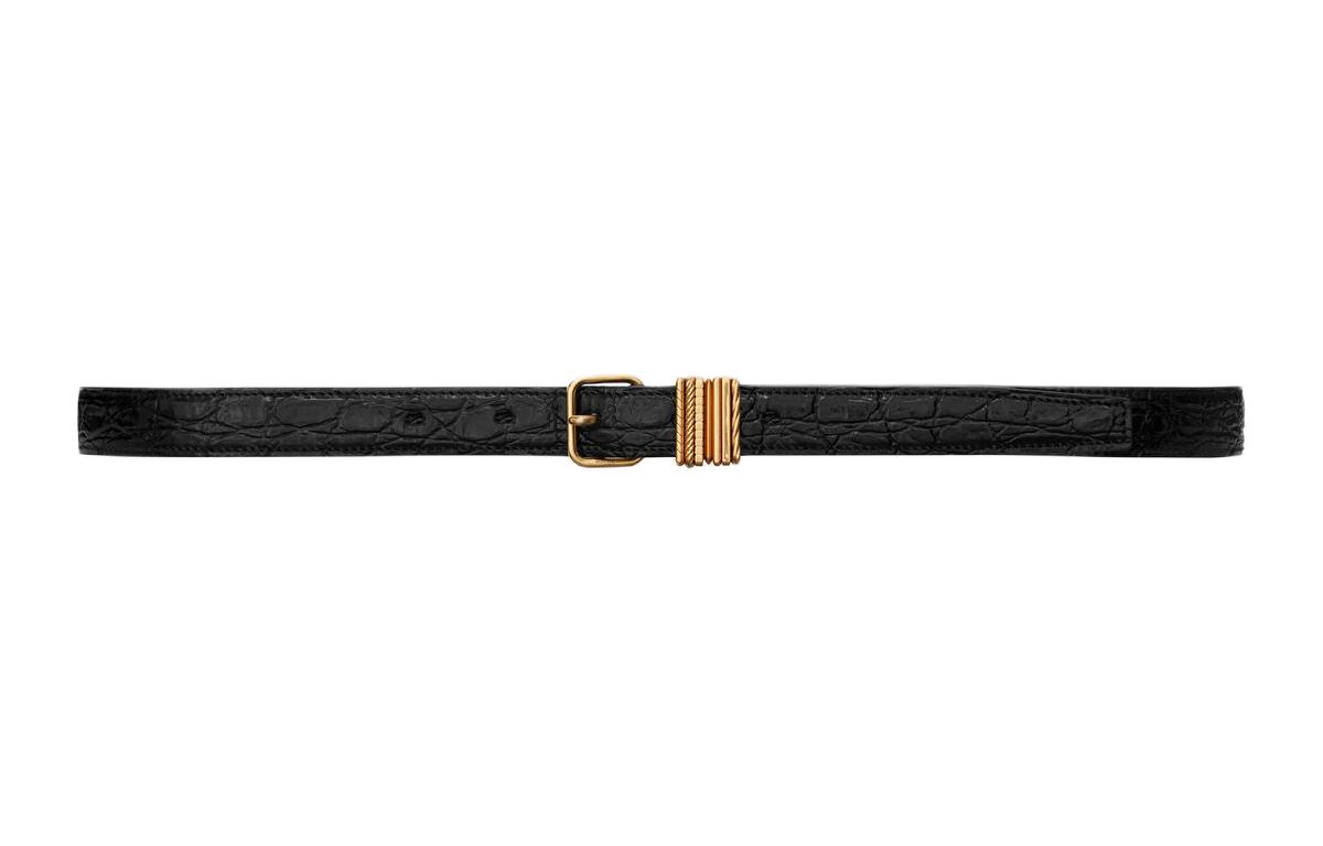 Женский ремень SAINT SAINT LAURENT - (черный)