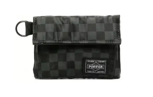 Vans Plaid Nylon Wallet Regular Men's Black