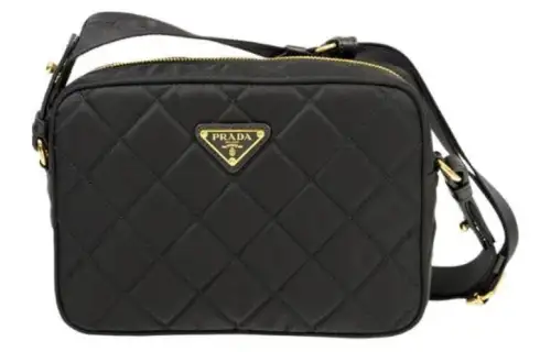 PRADA Nylon Shoulder Bag, Crossbody Bag Women's Black