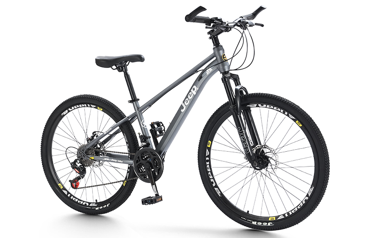 Jeep Forest Trail Mountain Bike High Carbon Steel Disc Brake Mountain Bikes Commute, Travel Adults