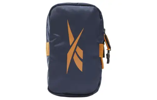 Reebok Recycled Polyester One Shoulder Handbag, Crossbody Bag Unisex Marine Blue