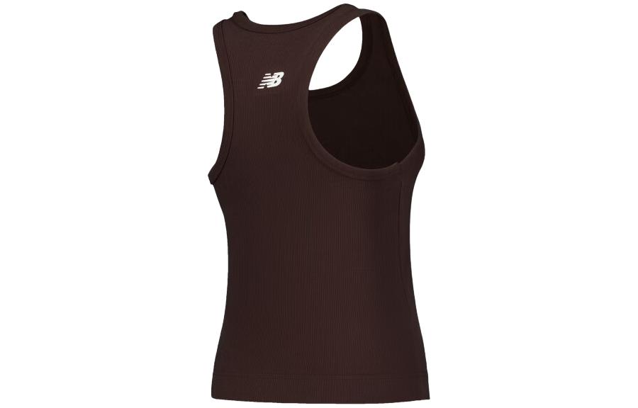 New Balance Linear Heritage Rib Knit Racer Tank Top