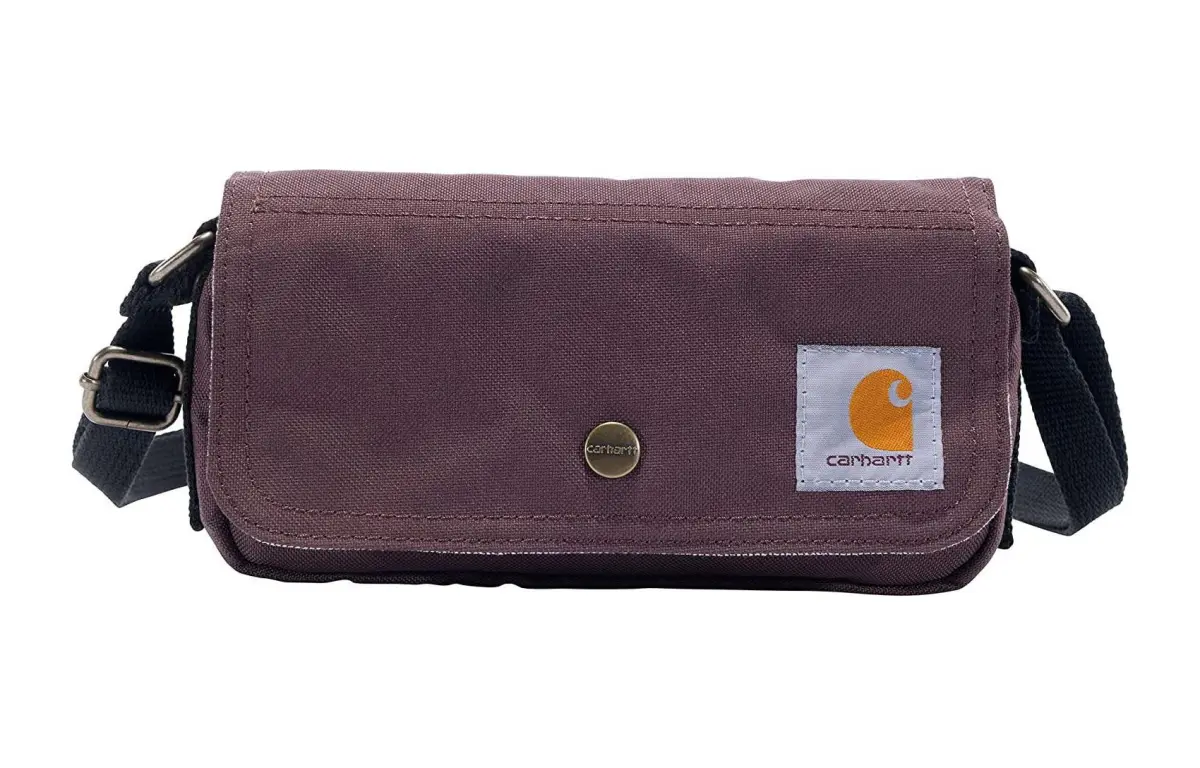 Carhartt Polyester Crossbody Bags Unisex Burgundy