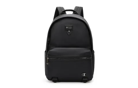 Champion Textile, Synthetic Leather Backpack Medium Unisex Navy Blue/Black/Dark Gray