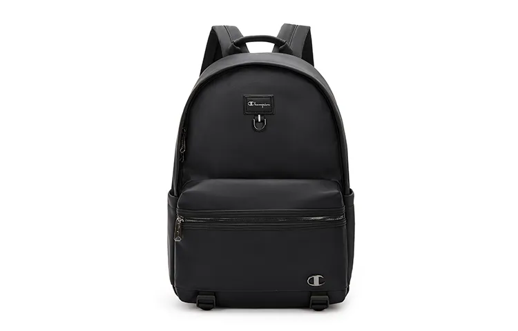 Champion Textile, Synthetic Leather Backpack Medium Unisex Navy Blue/Black/Dark Gray