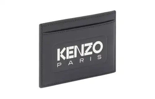 KENZO Logo Embossed Card Slots Wallet