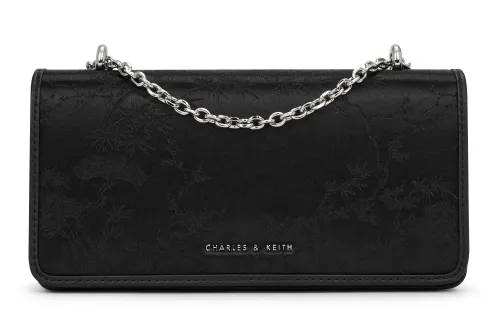 CHARLES&KEITH Satin Chain Small Square Bag Small Women's Solid Color