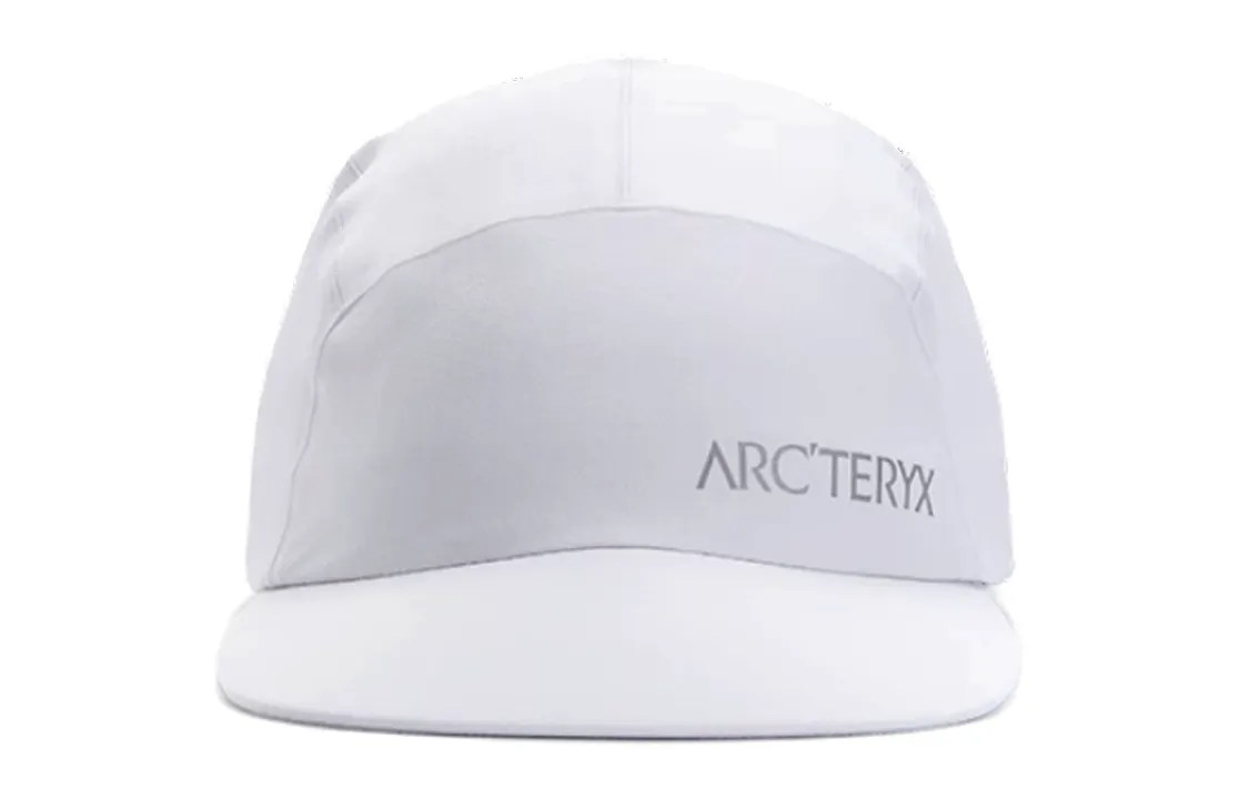 Arc'teryx Letter Print Nylon, Elastane Baseball Caps Unisex Gray