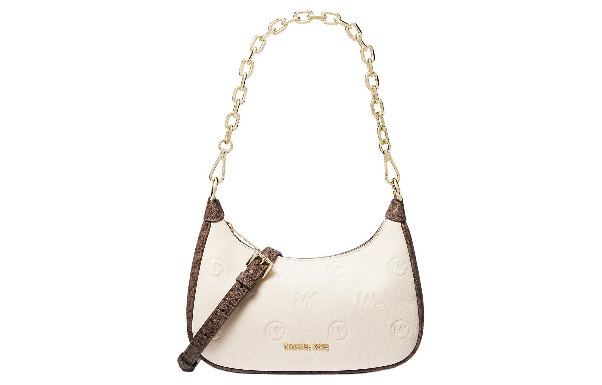 Женская сумка MICHAEL KORS Cora Logo (белая)