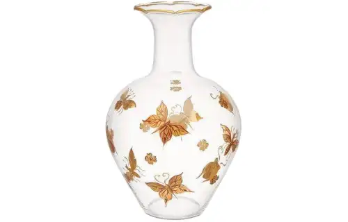 DIOR BaldesAbeilles series hand-painted glass water bottle vase gold