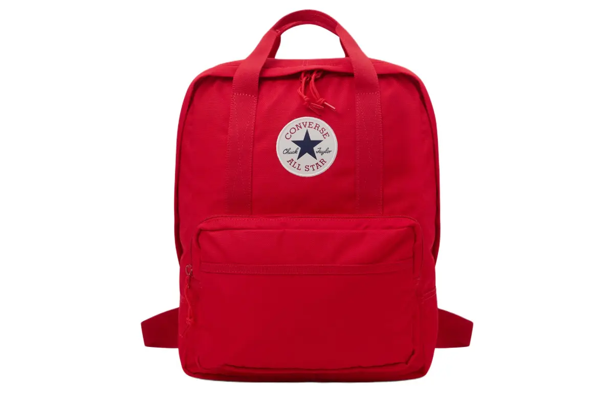 Converse Polyester Handbag Backpack Regular Unisex Red