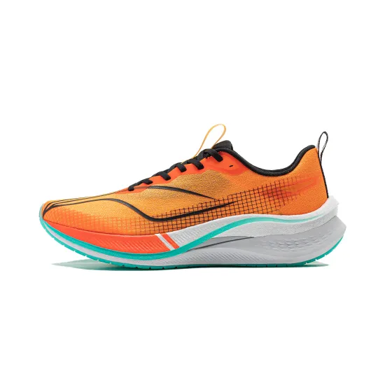 LINING Red Hare 7 Pro Running Shoes Men Low-Top Neon Bright Orange/Neon Pink/Black