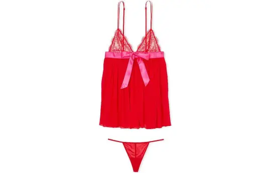 Victoria's Secret Underwear Set Women's Red