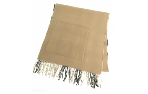 Burberry Wool Cashmere Knit Scarves Women's Brown