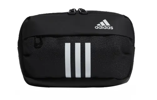 Adidas Polyester Gym Bag, Shoulder Bag, Crossbody Bag Unisex Pure Black