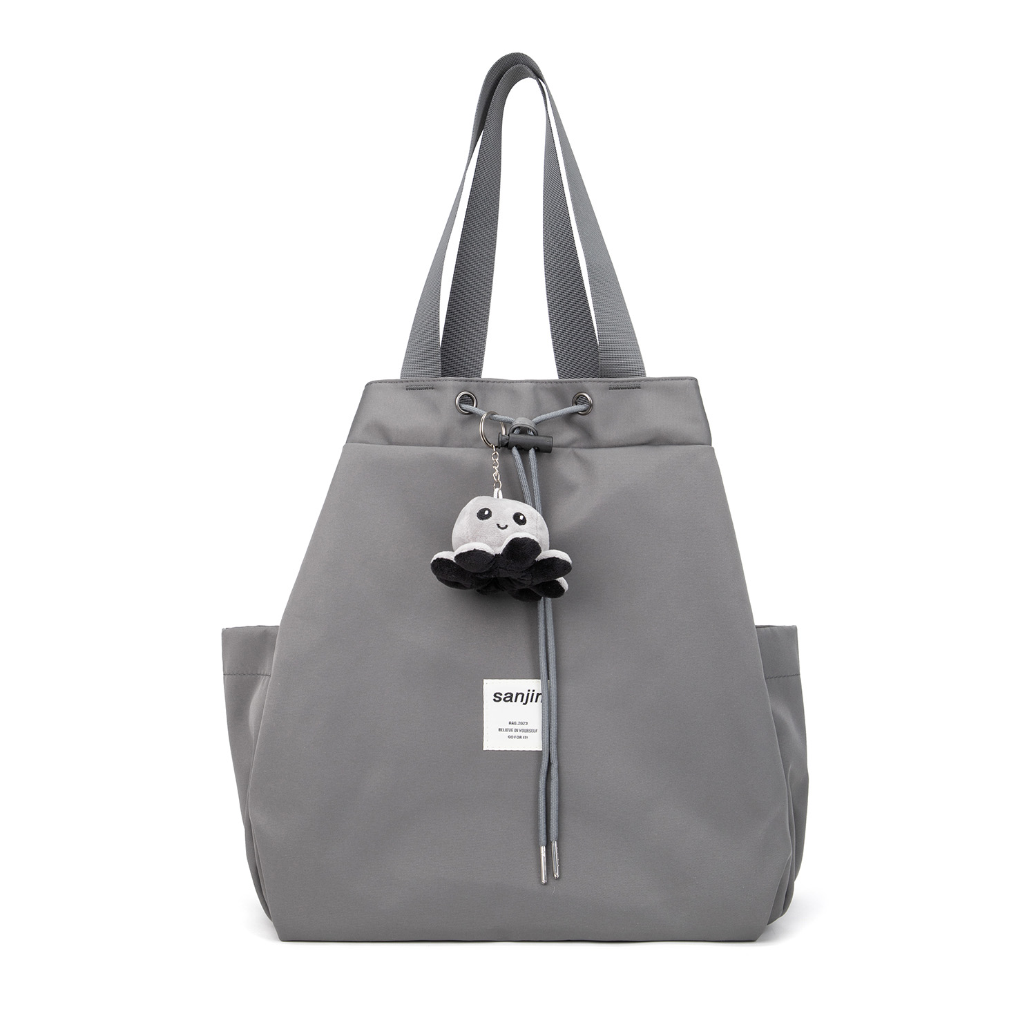 UNITE STAR Nylon Backpack Regular Women's White/Green/Khaki/Gray